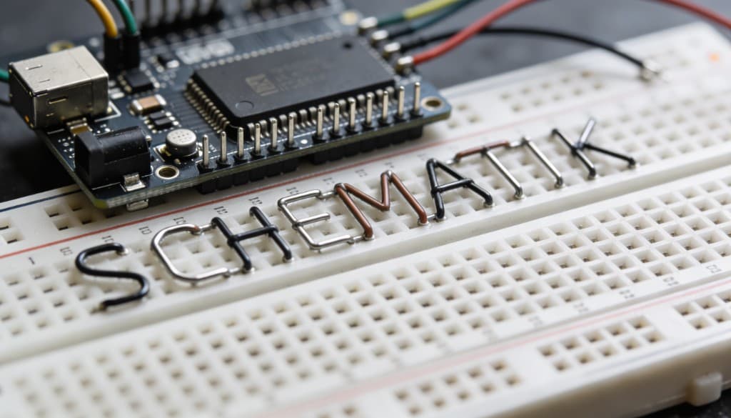 Breadboard with SCHEMATIK — Cursor for Hardware