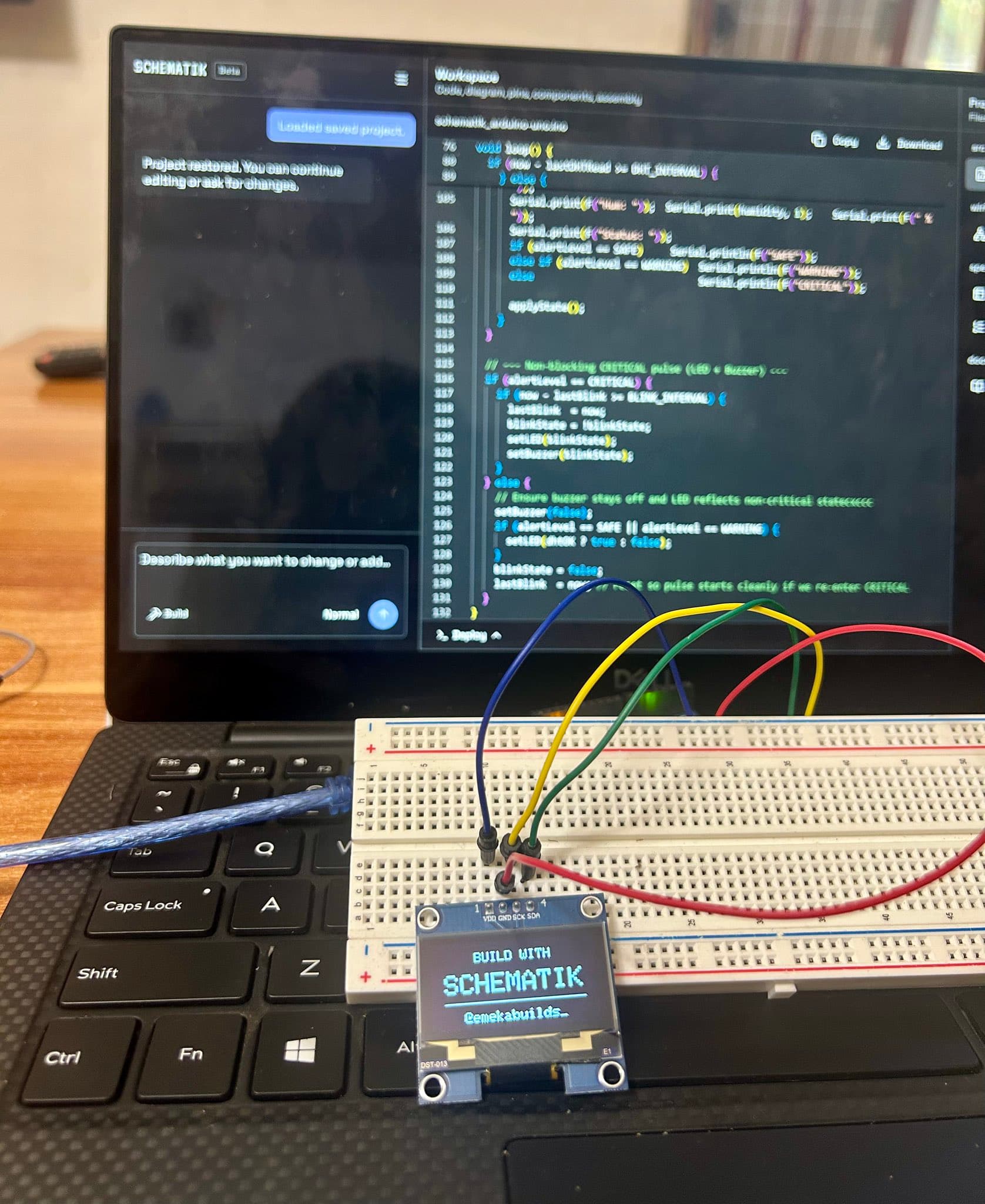 Another day, building with my fav tool. Using Schematik to make hardware easier.